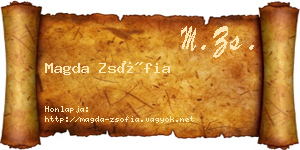 Magda Zsófia névjegykártya